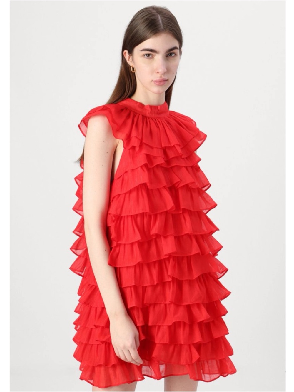 NWT Sister Jane Elody Mini Dress in Carmin Red XL